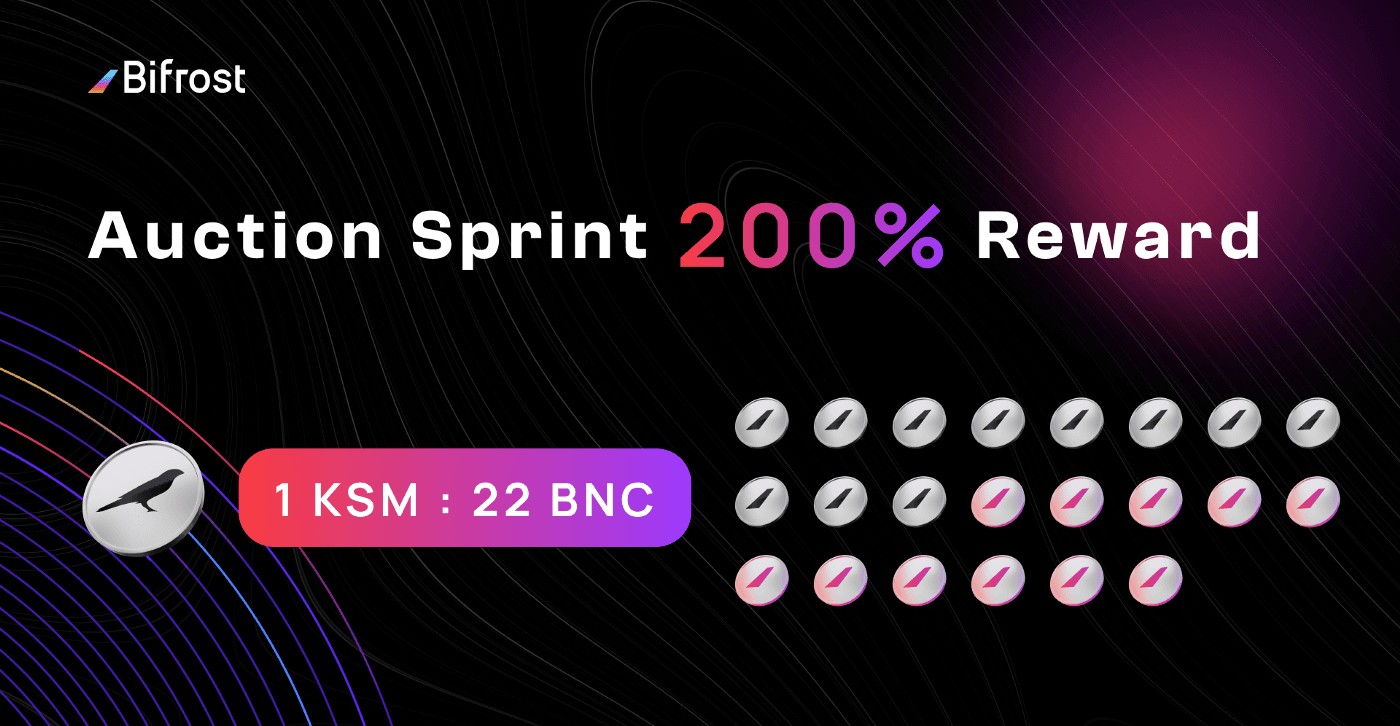 Reward Climbs to 200%, Bifrost Launches Parachain Auction Sprint Program