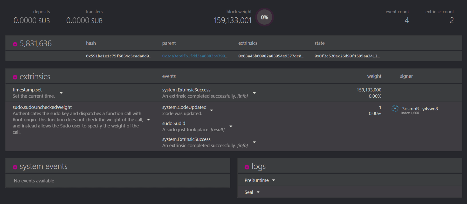 Subsocial Has Upgraded to Substrate v3